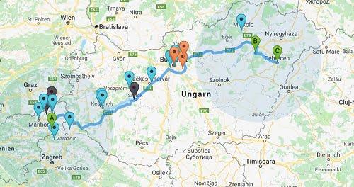 Kam? Po debrecensko klobaso.