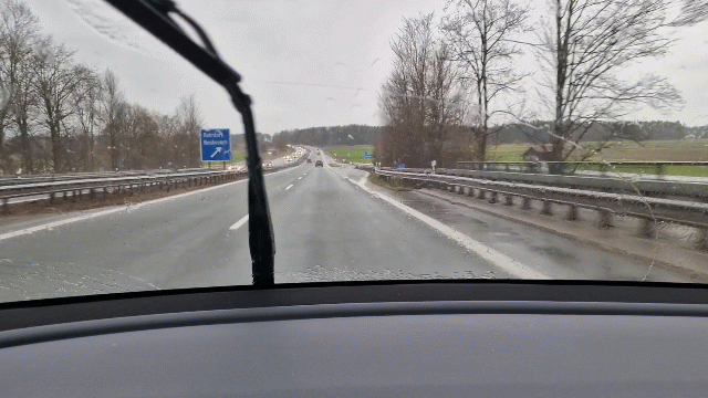 Dež, nizke temperature