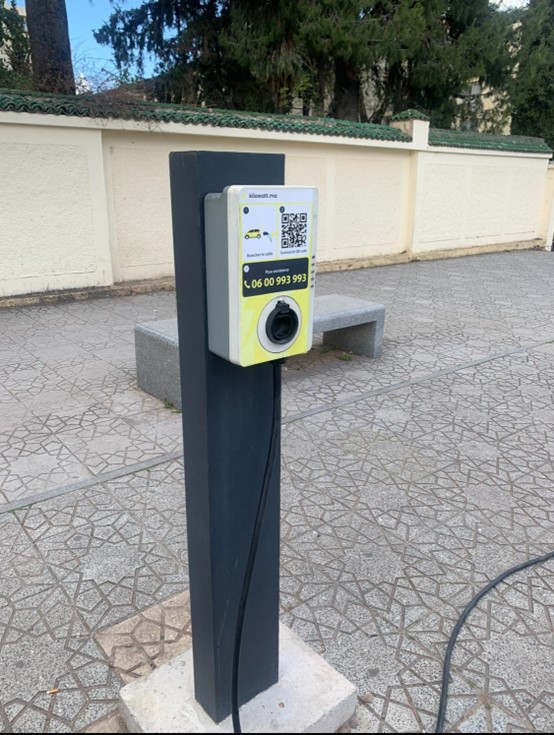 Polnilnici v novem delu Fesa