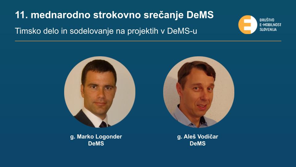 11. mednarodno strokovno srečanje DeMS