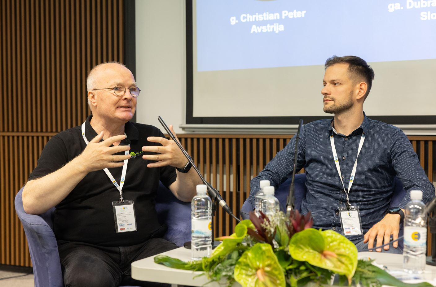 Christian Peter (EMC Austria) in Josip Vukušić (Strujni Krug)