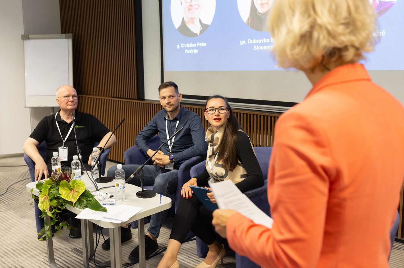 Christian Peter (EMC Austria), Josip Vukušić (Strujni Krug), Dubravka Bošnjak (DeMS)