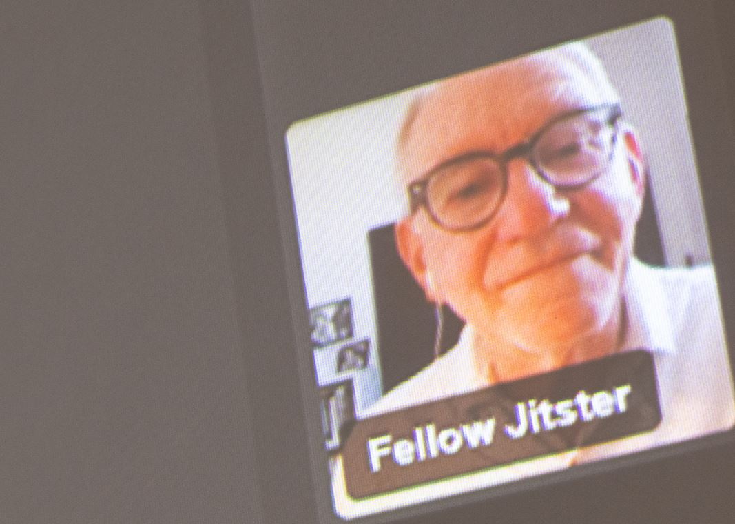 Jørn Grønkjær prek videopovezave