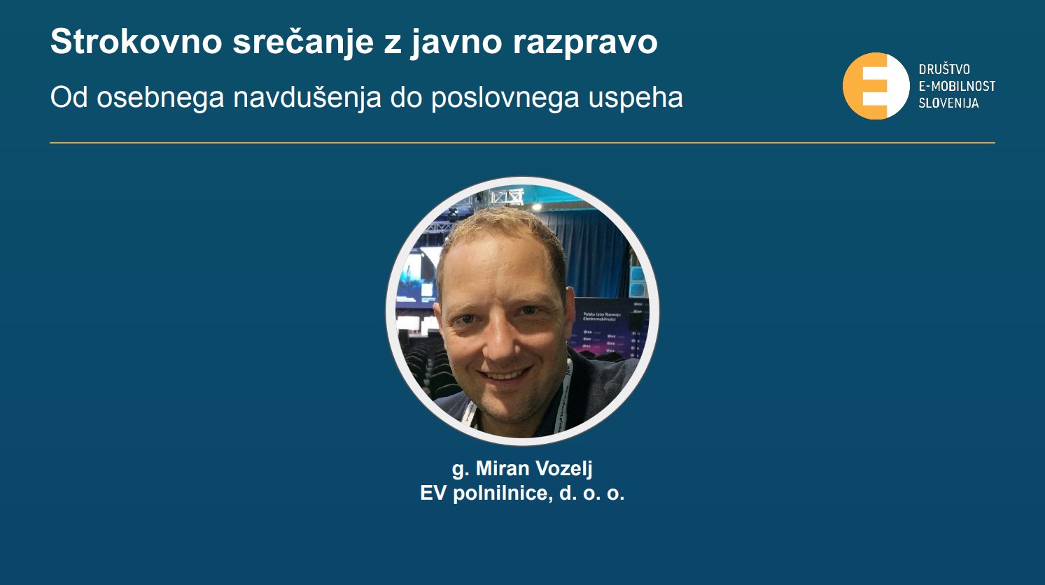 Predavanje: EVpolnilnice