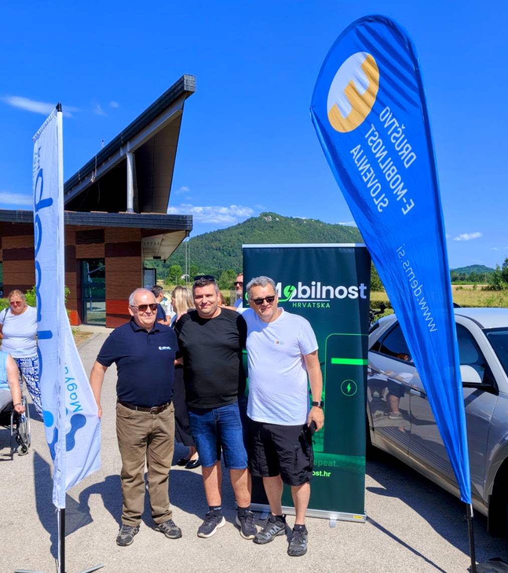 Zoltán Csányi (ELMOB), Davor Karolj (HUEM) in Ignac Završnik (DeMS)
