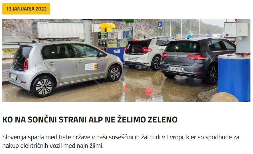 Ko na sončni strani Alp ne želimo zeleno