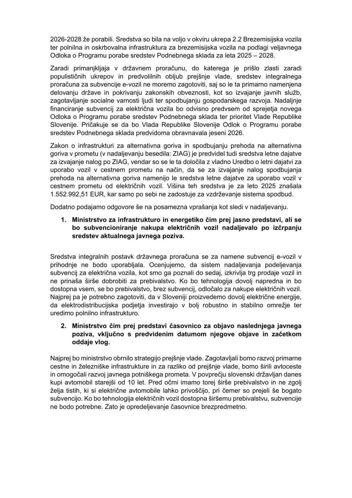 Odgovor poslancu Luki Goršku (370-5/2026-2440-4), stran 2